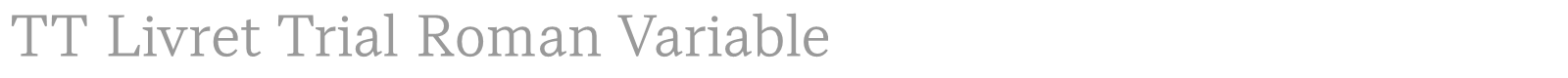 TT Livret Subhead font preview